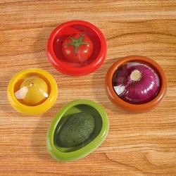 Silicone Film Fruit Storage Container Dustproof Fresh Preservation Box Anti-Oxidation Mini Refrigerator Storage Box for Fridge