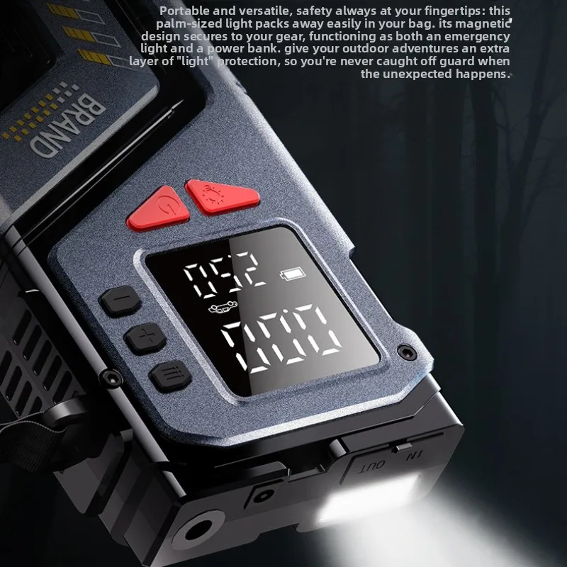 12V 가솔린/디젤 자동차용 휴대용 점프 스타터, 150 PSI 자동차 타이어 에어 펌프(... - 4