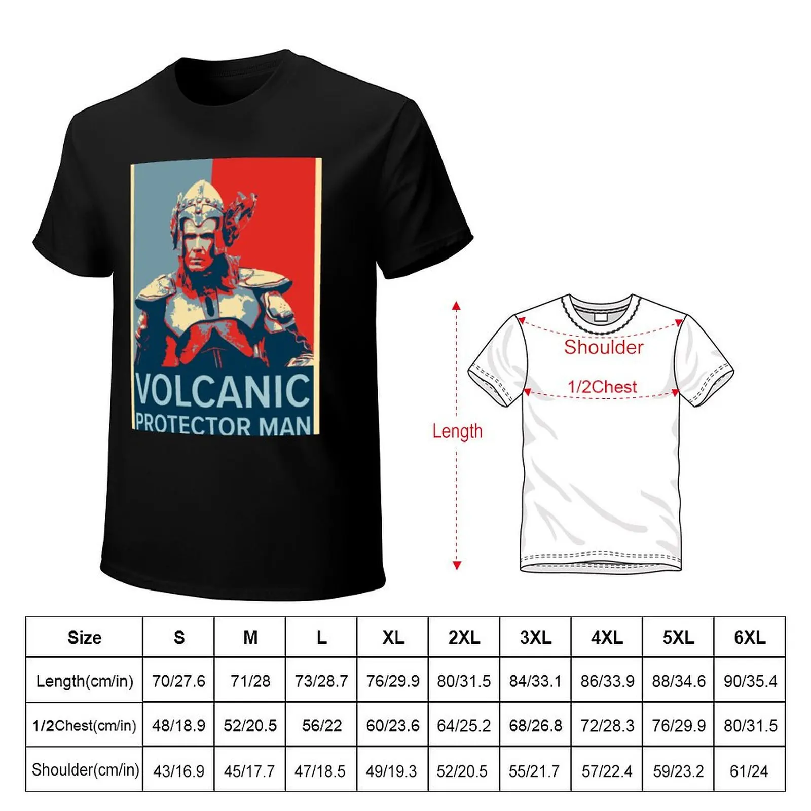Fire Saga, Volcano Man, Volcanic Protector Man, Eurovision So T-Shirt UV Sun Protection Tee Shirt