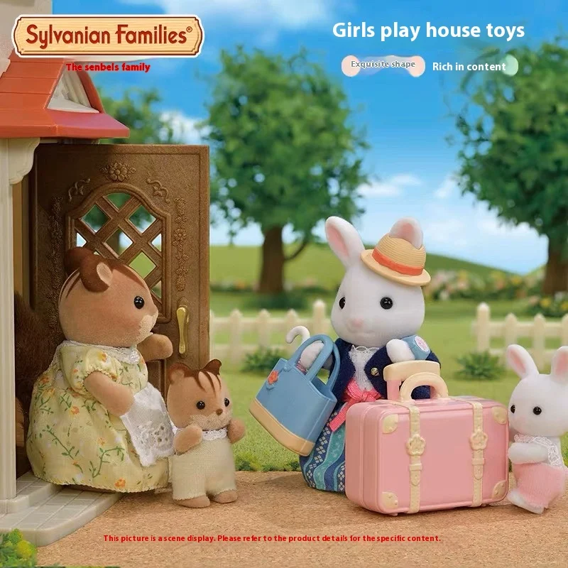 Authentische Sylvanian Families Anime Charakter Simulation Spielhaus Spielzeug Raumdekoration Spielzeug Weihnachtsgeschenk