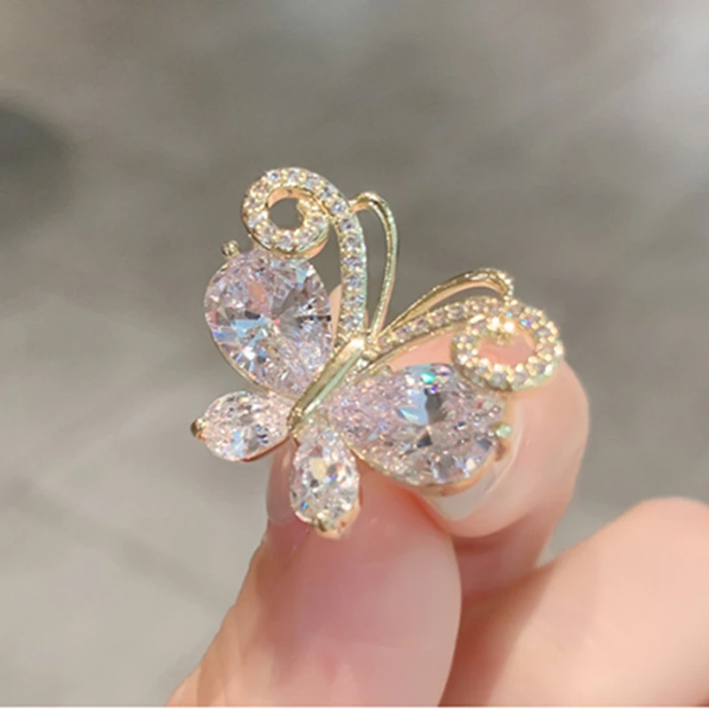 Süße niedliche Kaninchen-Blumen-Kristall-Broschen für Damen, Boutique, kleine Tierabzeichen, Anstecknadel, Schultasche, Handtaschen-Accessoires – Detail 7