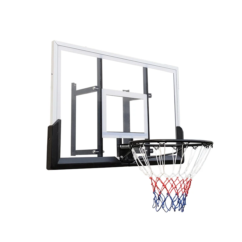 Высококачественная портативная баскетбольная подставка для ПК 122 х 82 см, обруч для взрослых, стандартное спортивное оборудование для занятий спортом на открытом воздухе, настенное крепление