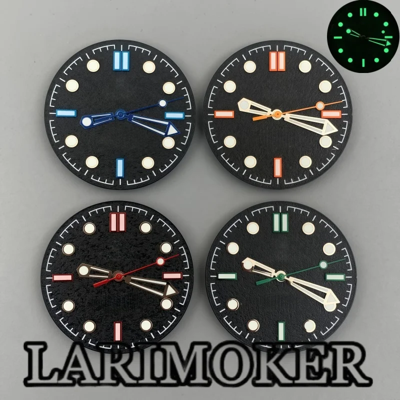 

LARIMOKER 31mm green luminescent hands dial suitable for NH34 NH35 NH36 PT5000 ETA2824 movement watch accessories