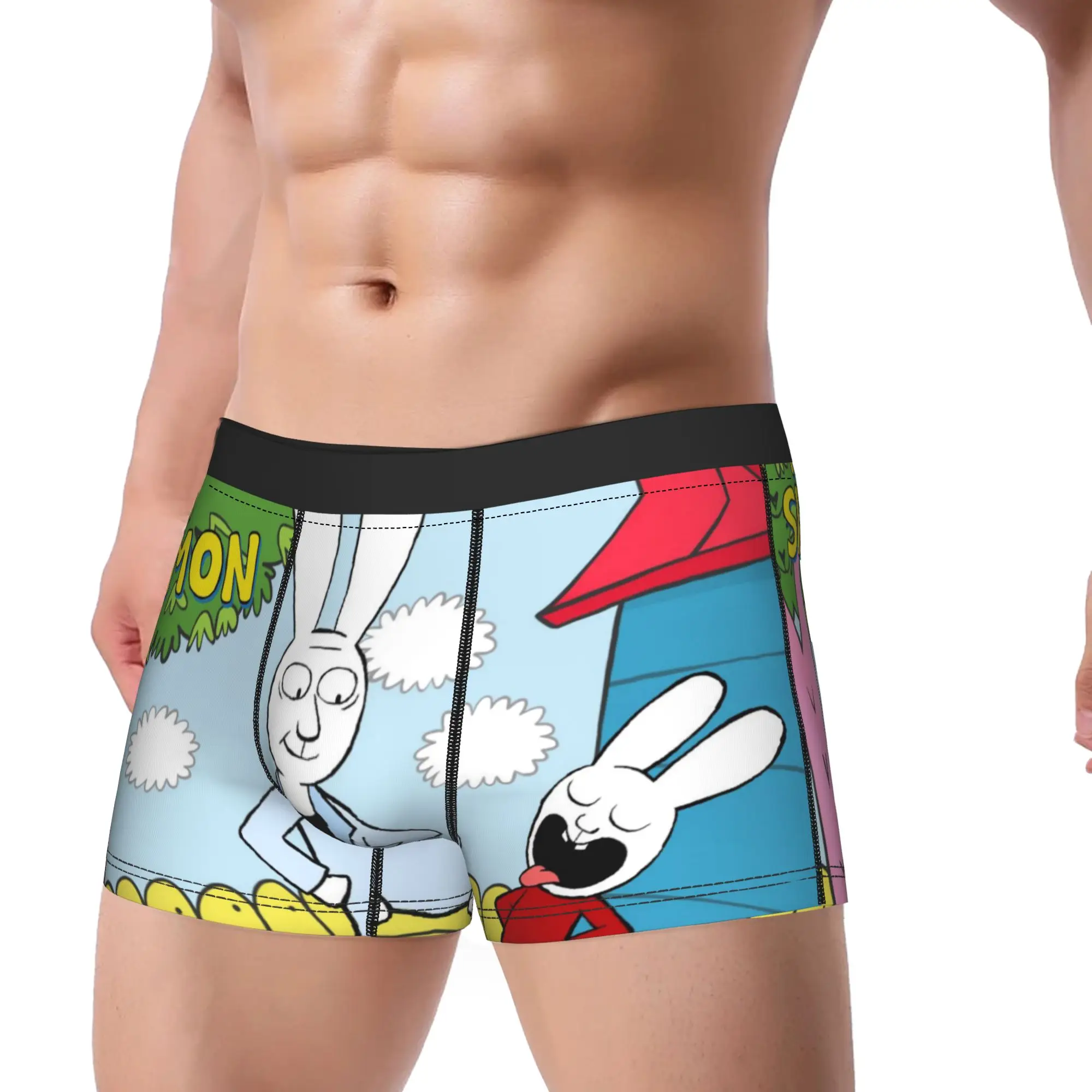Simon Super Rabbit Man Boxers Comfortable Underwear  Underpants