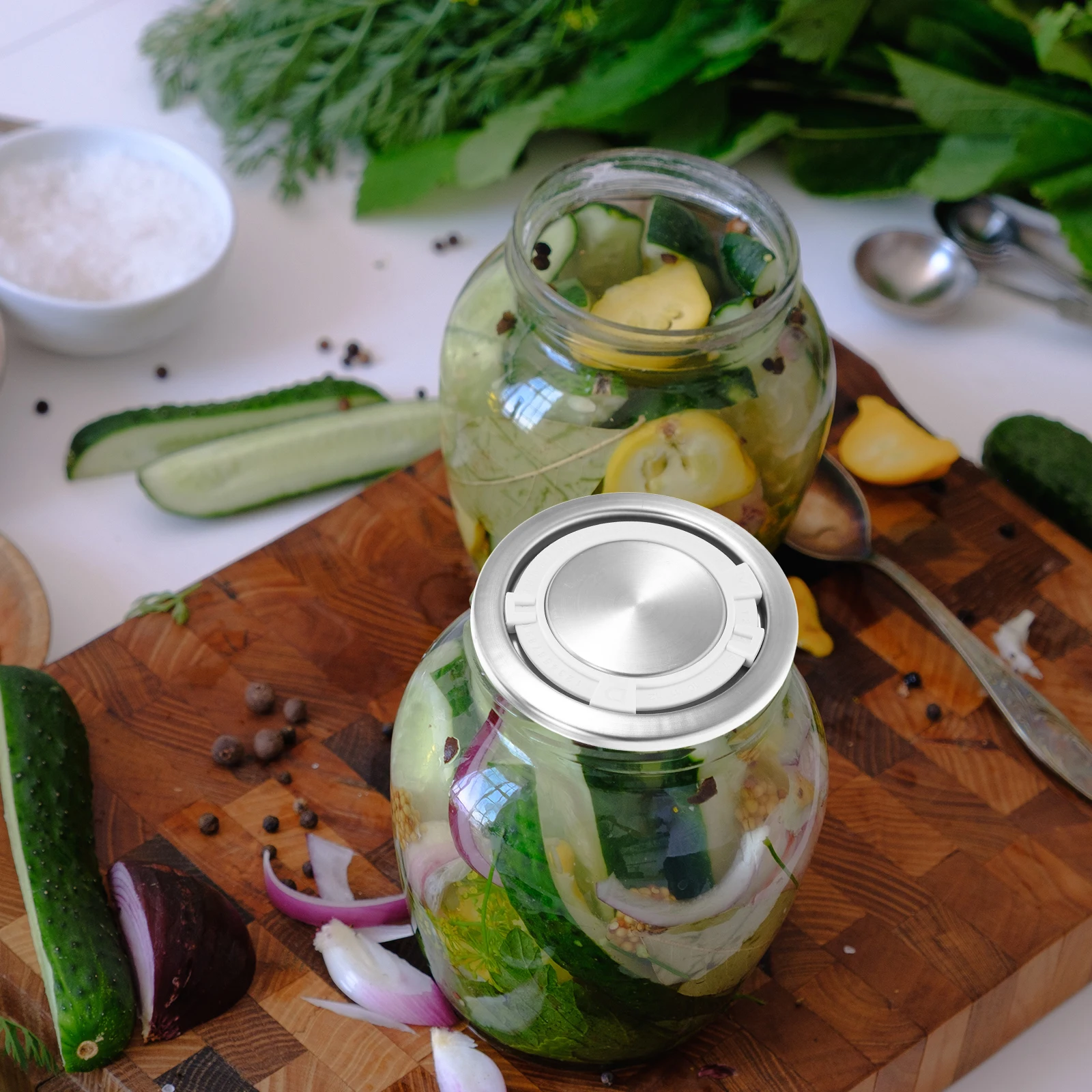 

Крышка для банок из нержавеющей стали, многоразовая герметичная крышка для консервирования, сменная металлическая крышка, обычные крышки для рта, герметичные уплотнительные крышки для