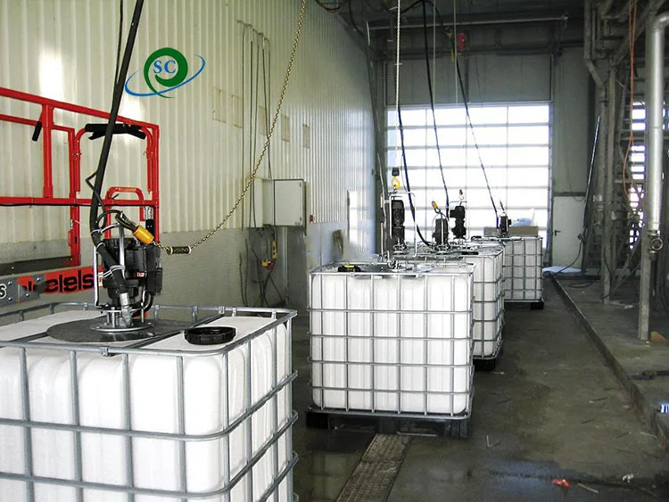 آلة تنظيف خزان محرك الضغط العالي CS مع فوهات تنظيف خزان IBC Tote LB