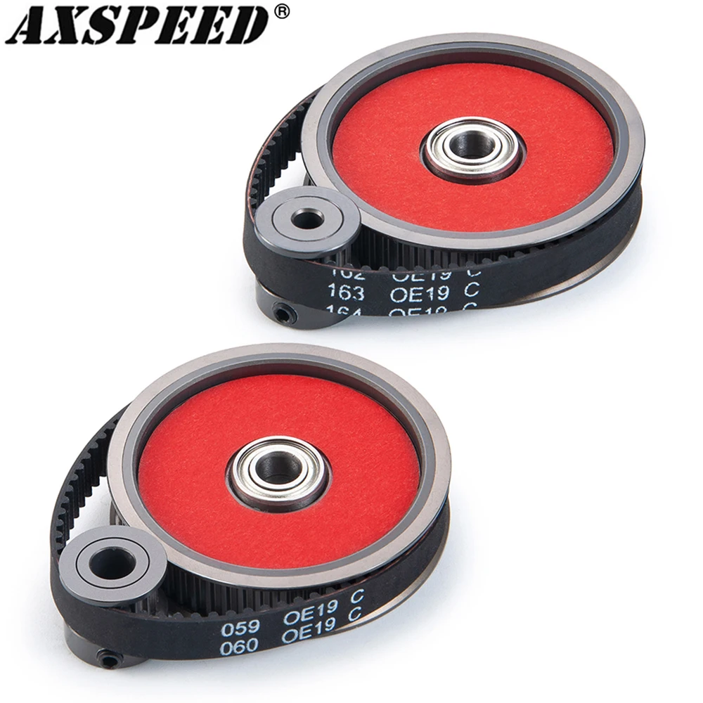 AXSPEED Belt Drive Transmission Gears System for 1/10 RC Crawler Axial SCX10 3.17/5.0mm Motor Gear Spare Parts