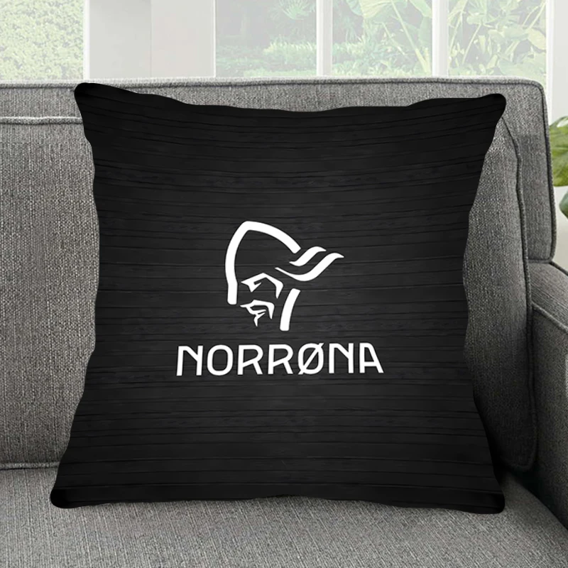 New pillowcase bedding comfortable square pillow sofa Norrona Outdoor sports brand logo tide Fashion pillowcase Home Decor 40x40