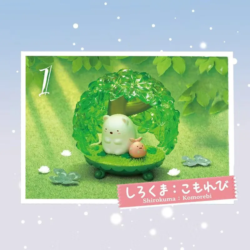 

Rement Sumikko Gurashi Happy Warm Place Mini Diorama Figure Genuine Blind Box Figure Collection Cute Desk Ornament Gift