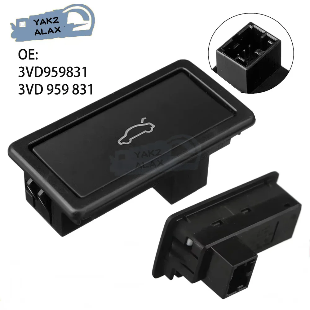 Electric Power Trunk Lock Control Switch Button Trunk Lid Lock for Skoda Octavia Superb Kodiaq Passat B8 3VD959831 3VD 959 831