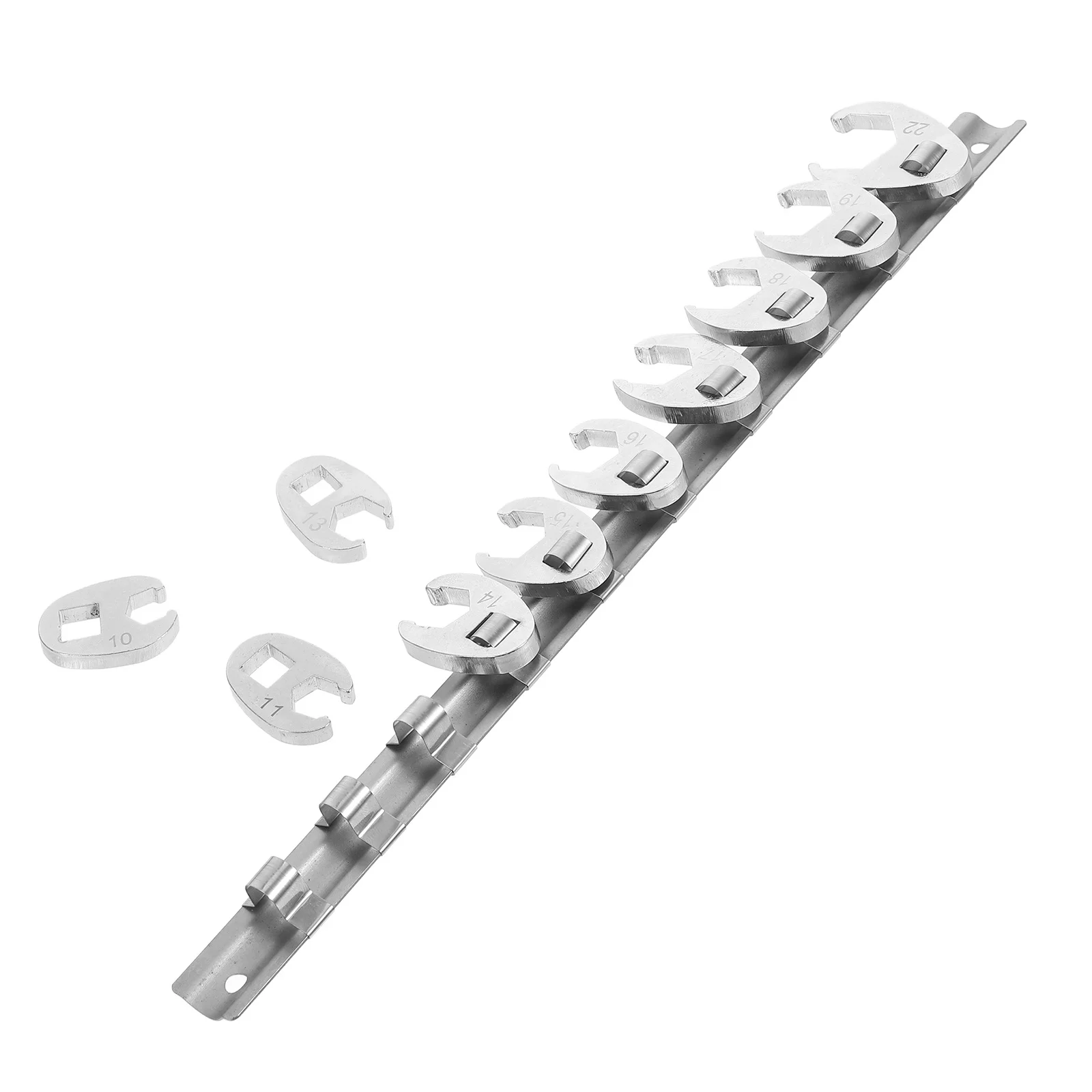 

1Set Metric Drive Crowfoot Flare Nut Wrench Carbon Steel Dual Use Mechanics Tool Compact Portable