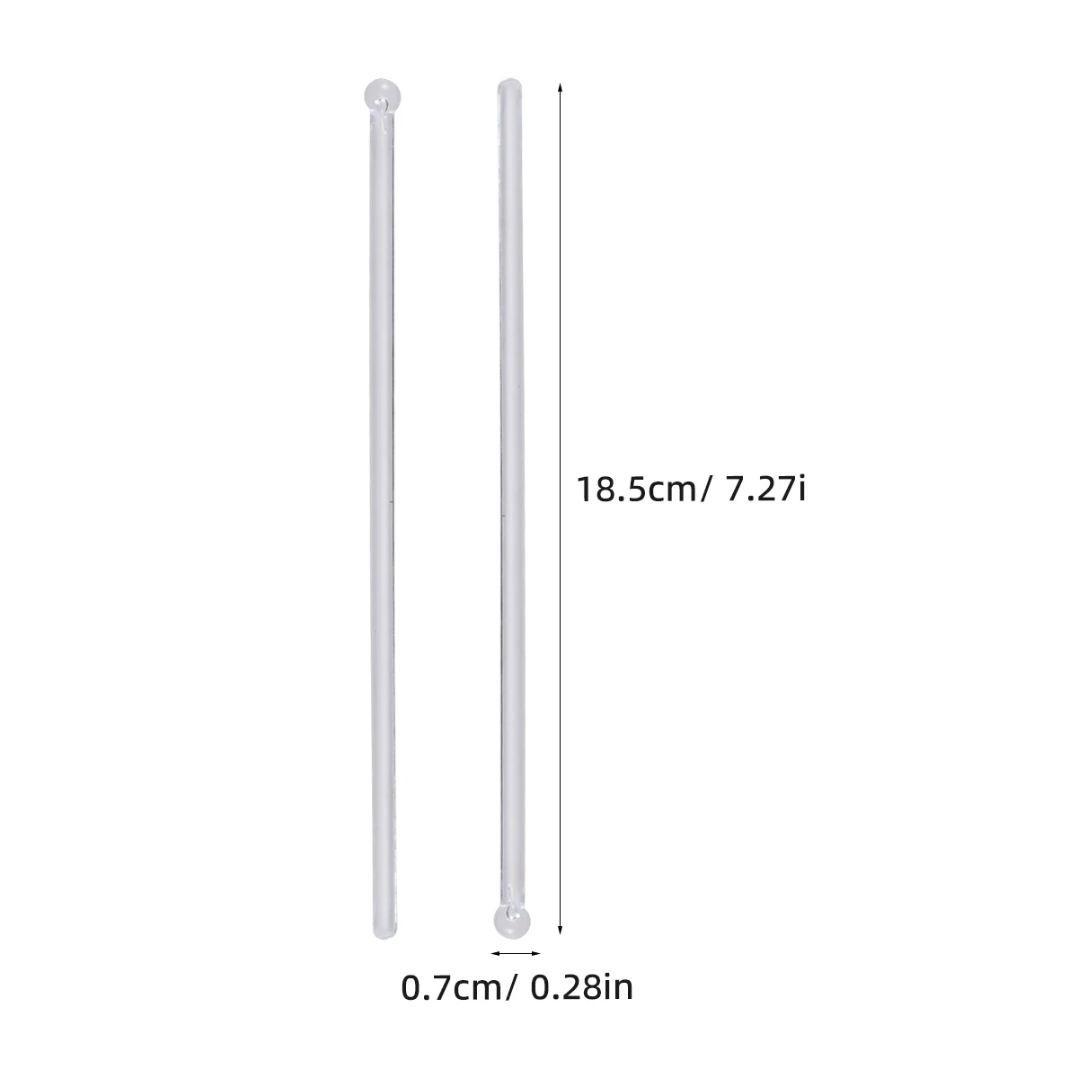 50Pcs Transparent Cocktail Drink Bar Muddler Runde Kopf Kunststoff Rühren Mischen sticks Schöpfkelle Rührer Swizzle Stick