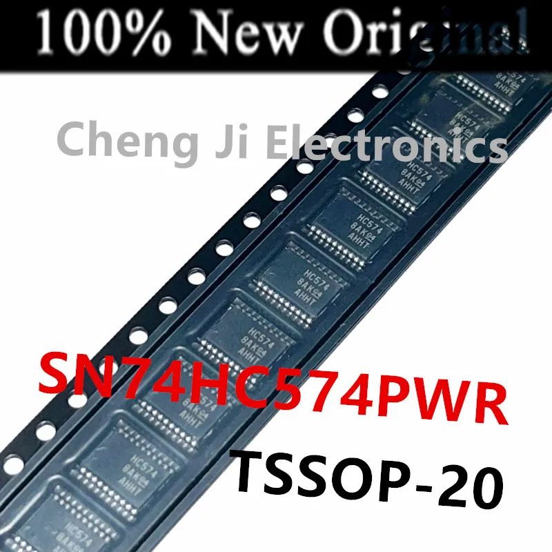 10PCS/Lot  SN74HC574PWR  HC574 、SN74HC574DWR   New Three State Output D-Class Trigger Chip   SN74HC574