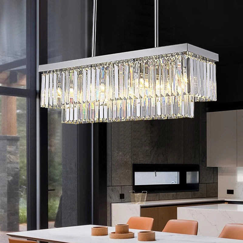 

Nordic Home Decor Dining Room Pendant Lights Indoor Crystal Lamp Chandelier for Living Room