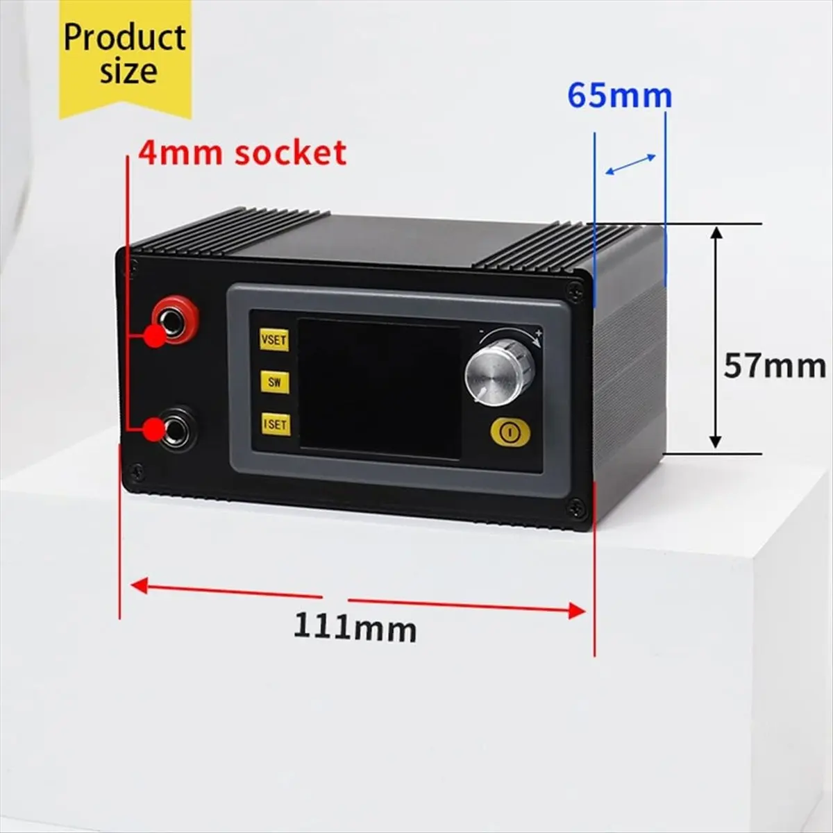 HOME USE-A DC Adjustable Boost Converter,150W DC 6-36V to 0-36V Voltage Regulator with Case 12V 24V 150W CC CV LCD Screen