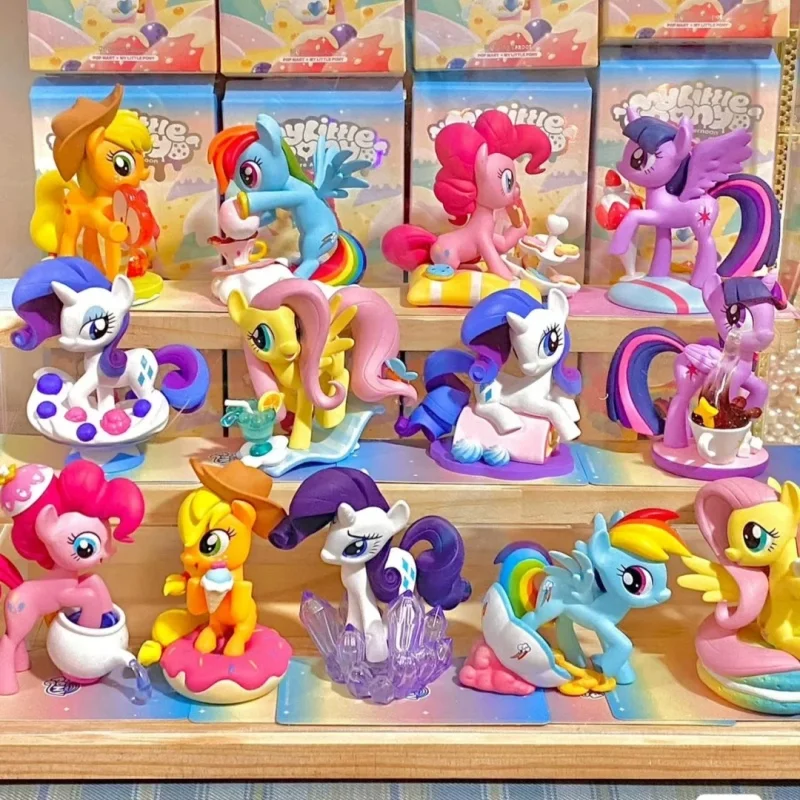 Nowy My Little Pony Leisurely Afternoon Series Blind Box Kawaii Pony Mystery Box Kolekcjonerskie modele dekoracji na biurko jako prezent dla dziecka