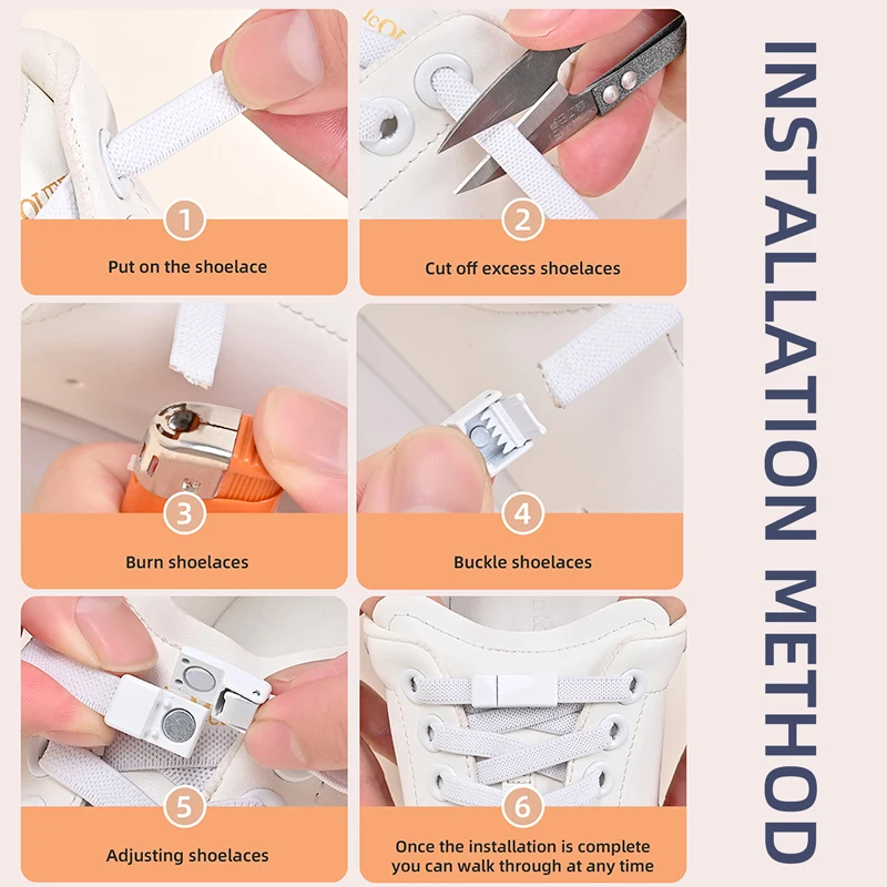 How to fit Snapz no-tie shoelaces