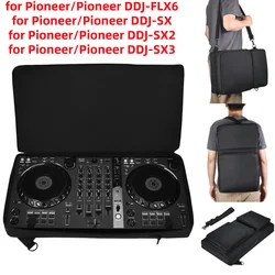 Carrying Case Bag Anti-Scratch Shoulder Bag Backpack Shock-Proof Adjustable Shoulder Strap High Capacity for Pioneer DDJ-FLX6