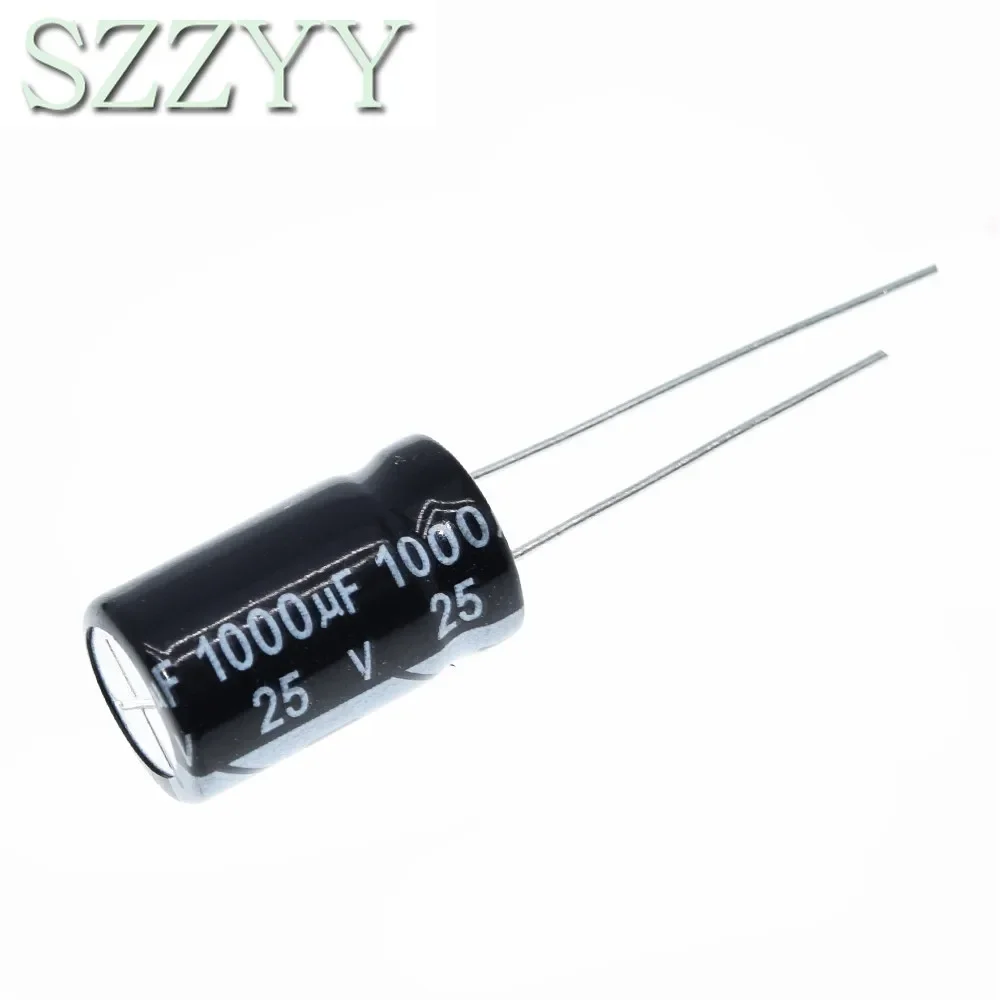 

50 шт. электролитических конденсаторов 25V1000UF 1000UF/25V 10*17 мм