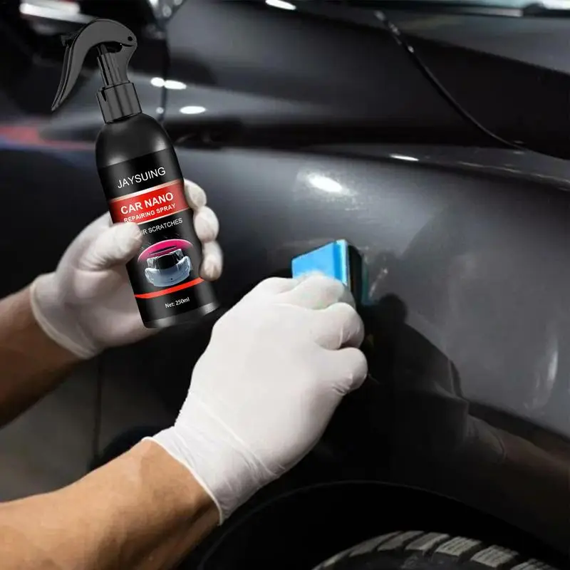 30ml/50ml/100ml/120ml/250ml Auto Scratch Rimuovere Spray Auto Nano Spray Scratch Repair Rivestimento Auto Lucidatura Spray Con Asciugamano in spugna