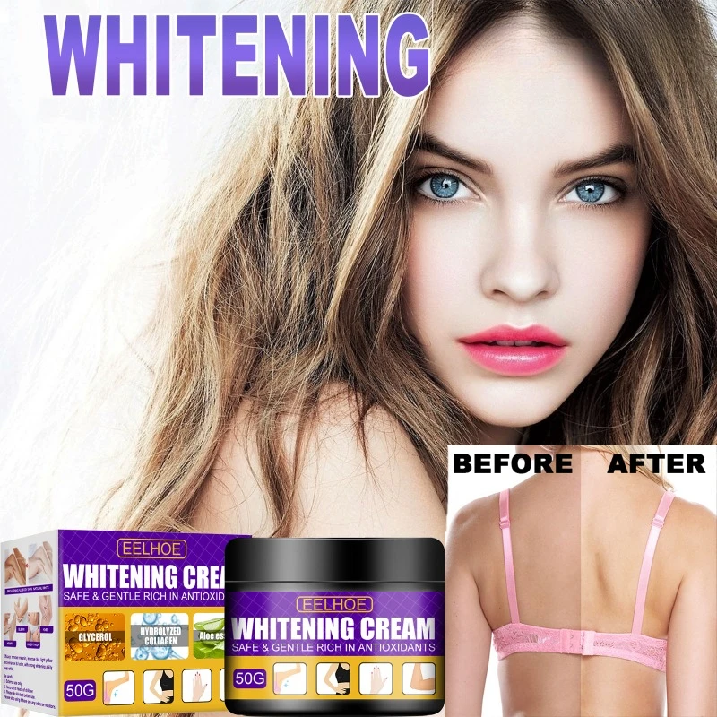 Whitening Cream Bleaching Face Body Lightening Cream Underarm Armpit Knee Elbow Legs dark Spots removal Melanin brighten skin