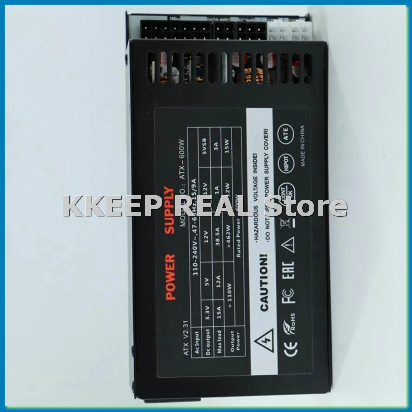 

Новый полный модуль 600 Вт, 1U Flexs, блок питания ATX, блок питания для ПК, 110-264 В, ENP-7660B для мини-футляра ITX, настольного компьютера-A79U