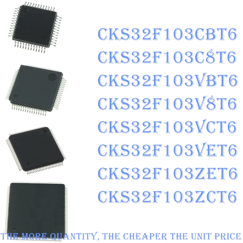 1Pcs/Lot CKS32F103CBT6 CKS32F103C8T6 CKS32F103VBT6 CKS32F103V8T6 CKS32F103VCT6 CKS32F103VET6 CKS32F103ZET6 CKS32F103ZCT6