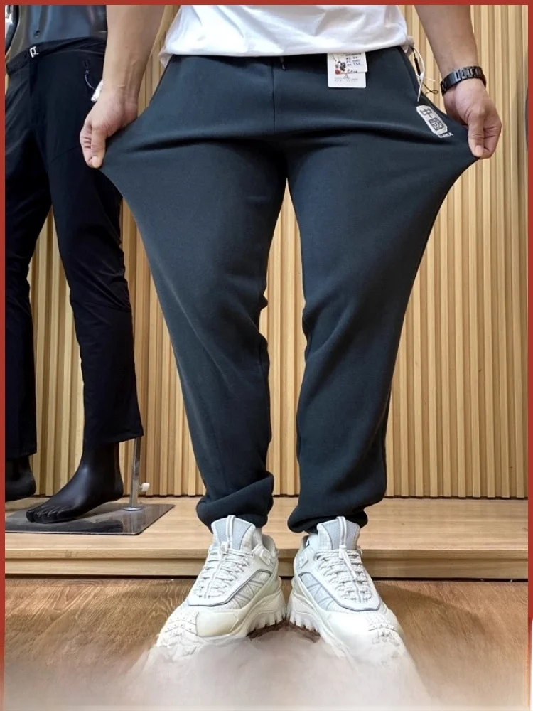 

Двусторонние мужские спортивные штаны Waed Fce Thiened, модные длинные брюки с самонагревом, смесь полиэстера и спандекса, молодежная мода...