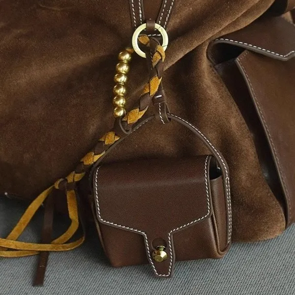 حقيبة Songmont Everyday Charm - قلادة كروس صغيرة من الجلد النباتي، حقيبة صغيرة خفيفة الوزن وأنيقة #1