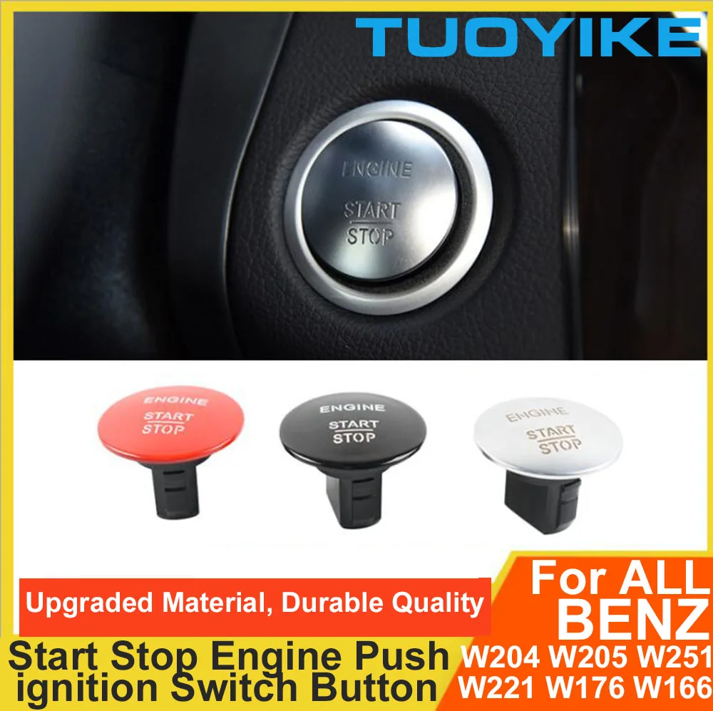 Universal Car Keyless Start Stop Engine Ignition Push Switch Button For Mecedes BENZ W204 W205 W251 W221 W176 W166 W164 X204