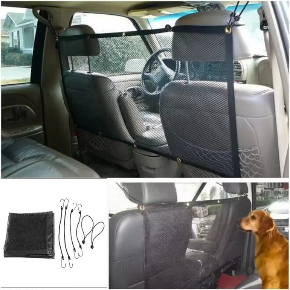 Car Trunk Fence Pet Dog Isolation Protective Net Sturdy Durable Elastic Isolation Nets Pets Safety Fence for Any Vehicle