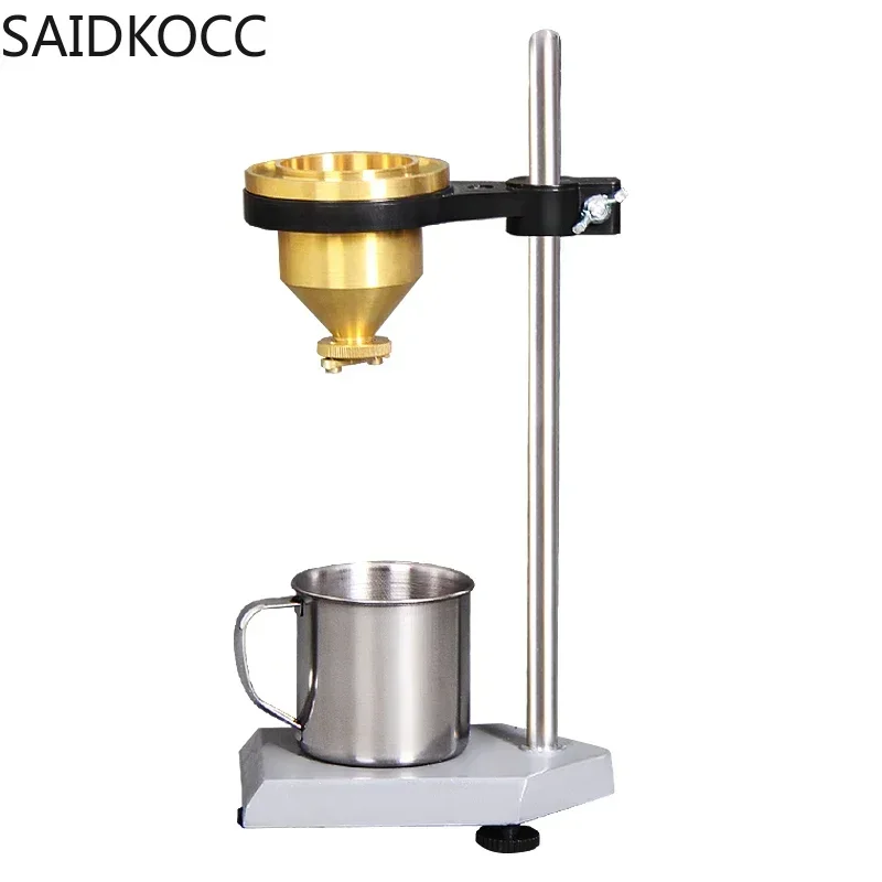 LND-1 NDJ-5 Brass Cup Body Stainless Steel Flow Hole Coating Four Cups Portable Viscometer Desktop Lift Coating Four Cups