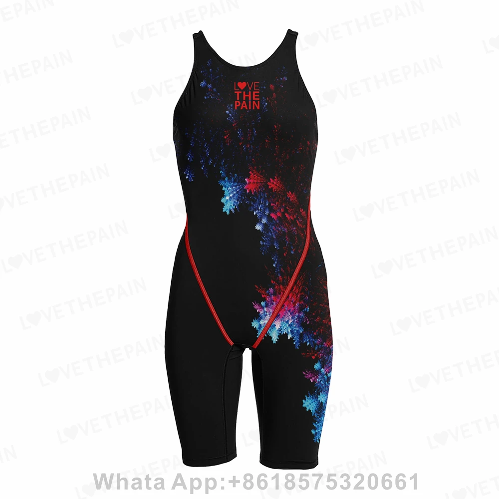 Competition Training Swimwear Tech Suits Neck To Knee Tech Suits Women Open Back Comfort Straps Swimsuit Jumpsuit Swimsuit 2023