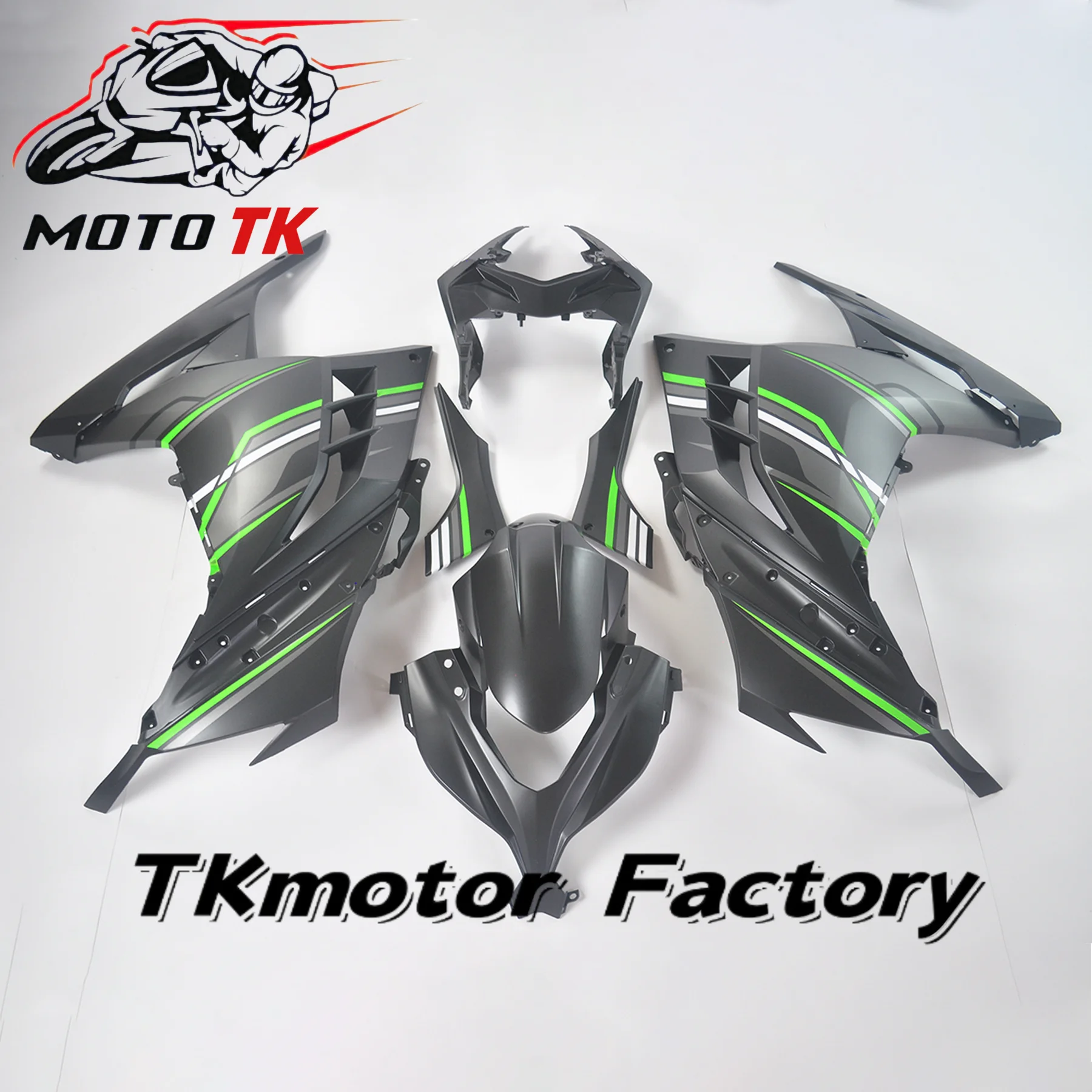 

ABS Plastic Full fairing kit For Kawasaki Ninja250R Ninja300 2013-2017 Motorcycle Bodywork fairing kit Fairing kit Bodywork