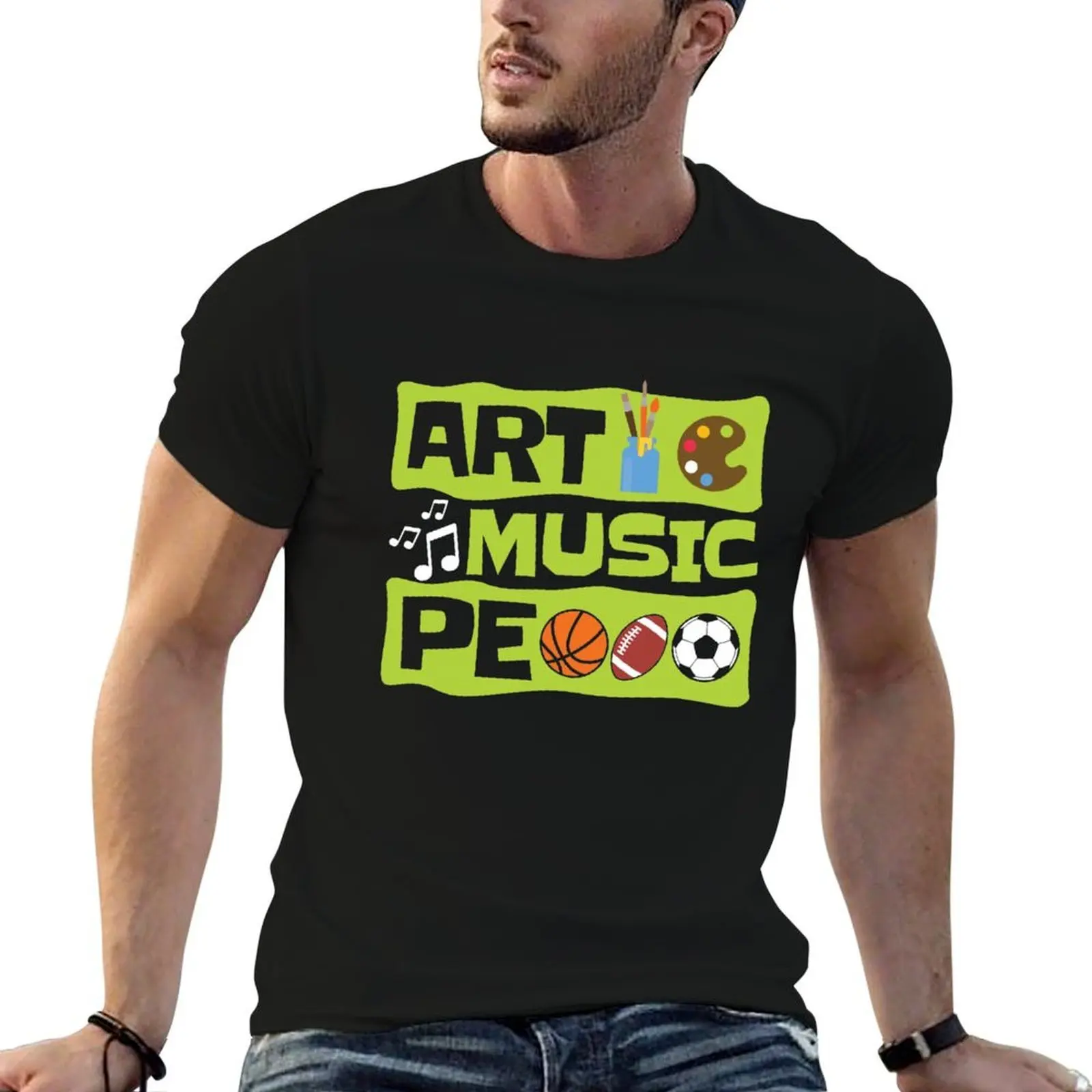 

Art Music PE T-Shirt funny t shirts dark humor graphic t shirts for man T-Shirt