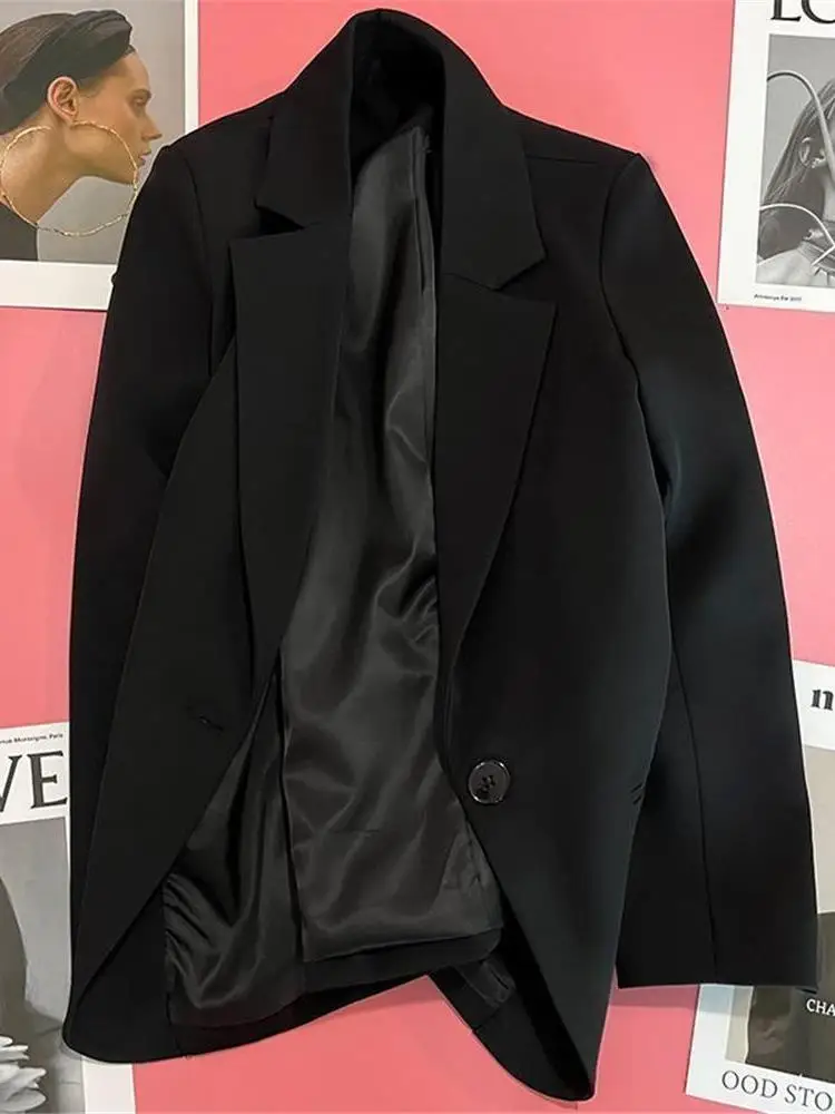 

Женский костюм Bla Cact, весна 2024, повседневный, премиум-класса, маленький размер, модный, элегантный, с длинными рукавами, для офиса