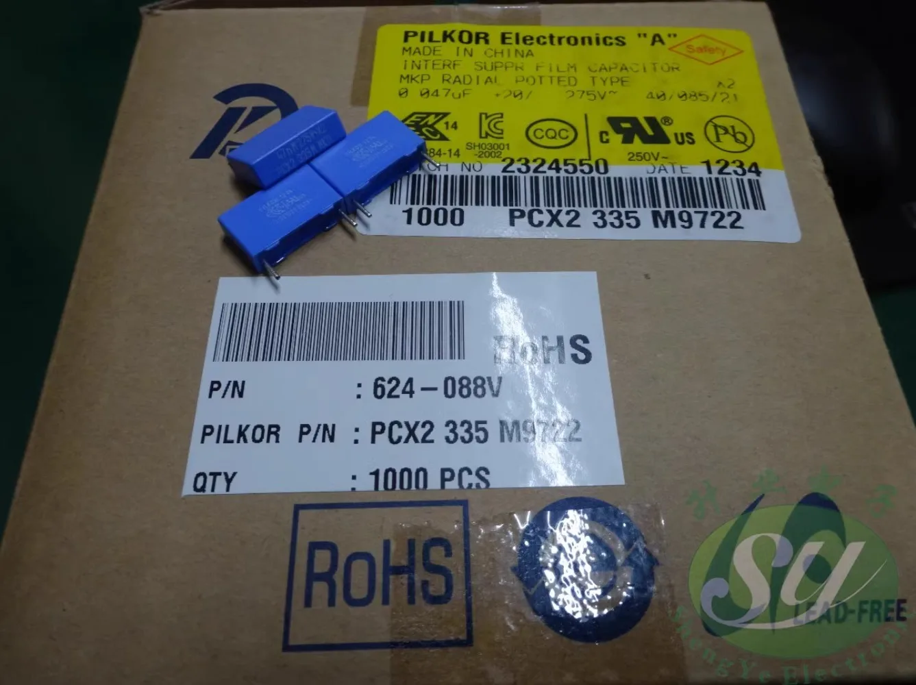 

10PCS MKP335 0.047uf/275vAC 47nf 473 New film capacitor 15MM