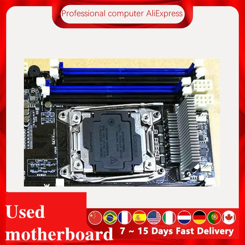 For ASUS Z10PR-D16 Used original For Intel C612 Server Workstation Socket LGA 2011 V3 DDR4 X99 Motherboard