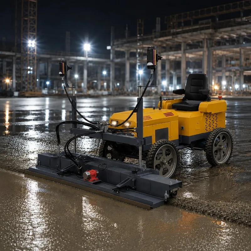 Laser Screeding Floor Machine Concrete Leveler Precision Tool Customized Durable for Indoor Slab Paving Work