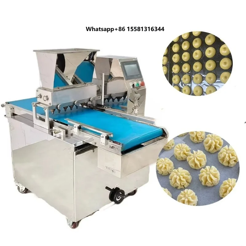 Automatic Professional Industrial New  Product Making Machine Line Mini Filled Luck Cookie Icing Machine