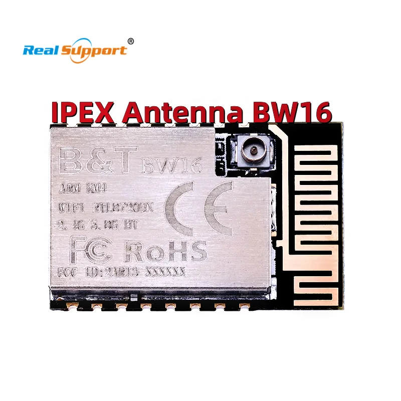 Original BW16 support BLE BT5.0 BW16 module 80m Communication distance Wi-Fi+Blueteeth SoC