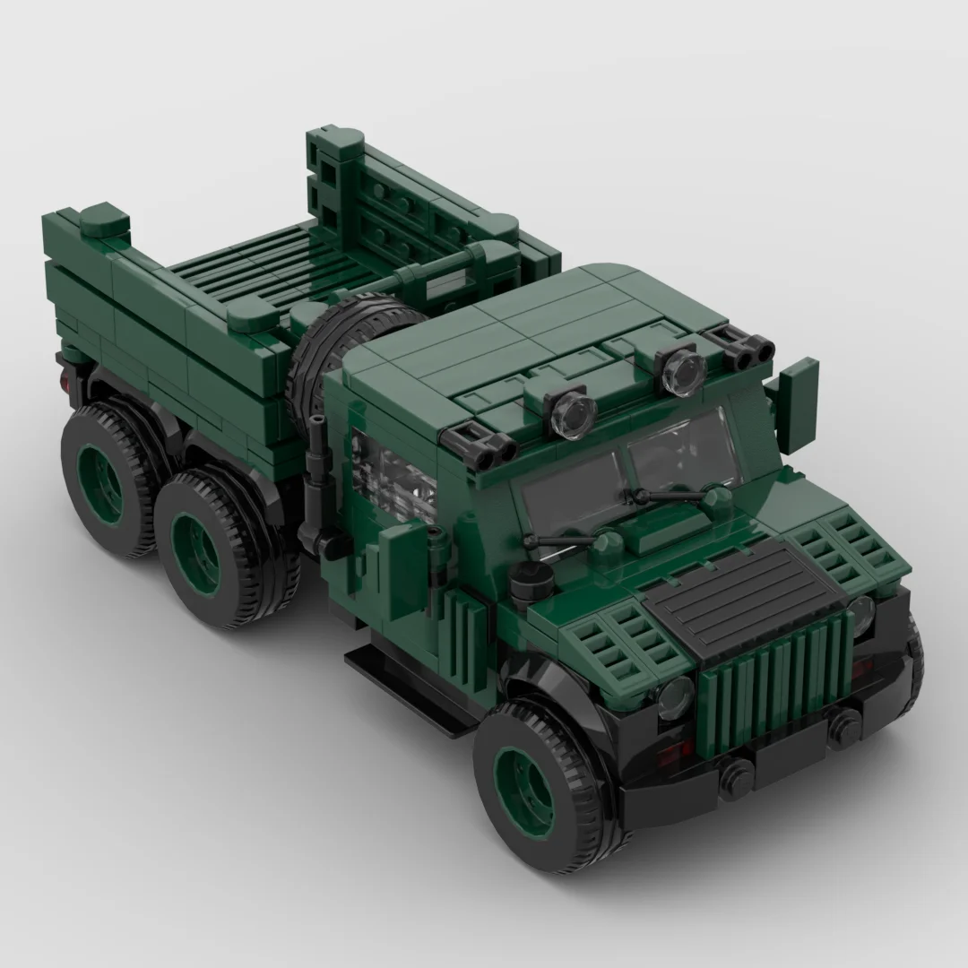 MOC Modern Special Force Armored Car Building Blocks Ukraine Army Soldier Vehicle Pickup Truck Mini Model Bricks Toys Gifts