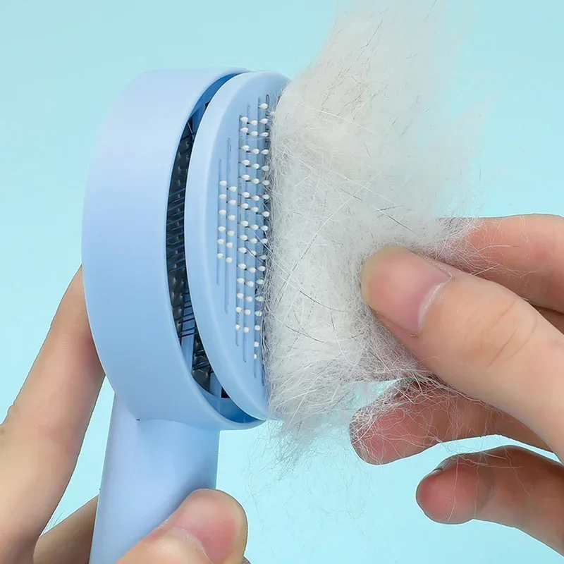 Cats Brush for Shedding Long Short Hair Self Cleaning Pet Slicker Brush Cat Grooming Massage Brushes Dog Grooming Comb