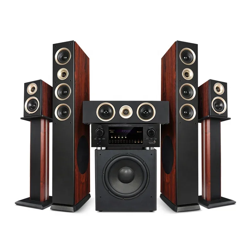 SoundHot Selling 51 Home Theater System Surrounded Sound Tower Speaker Powerful Karaoke Home Theatre System