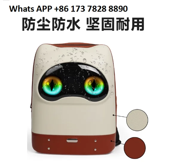 

Standard LED screen programming mobile phone lightweight hard shell school backpack women's travel backpack university backpack