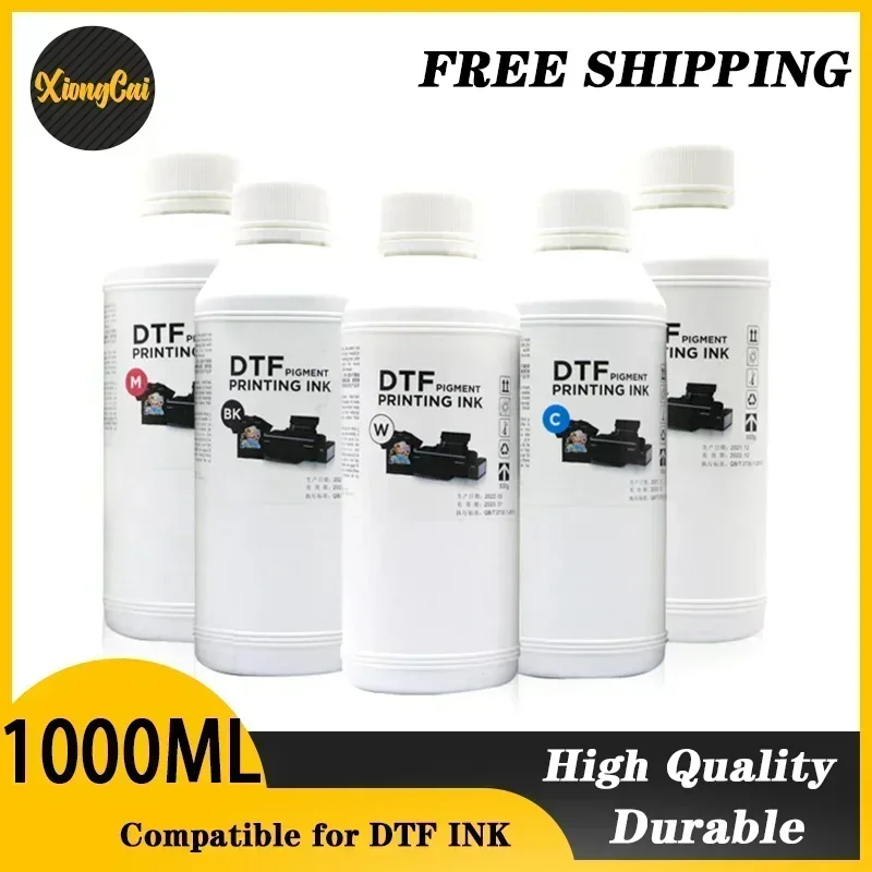 1000ML DTF Ink Direct Transfer Film Heat Transfer For Epson I3200 P800 L1800 1390 L800 L805 1430 3880 PET Film High Quality