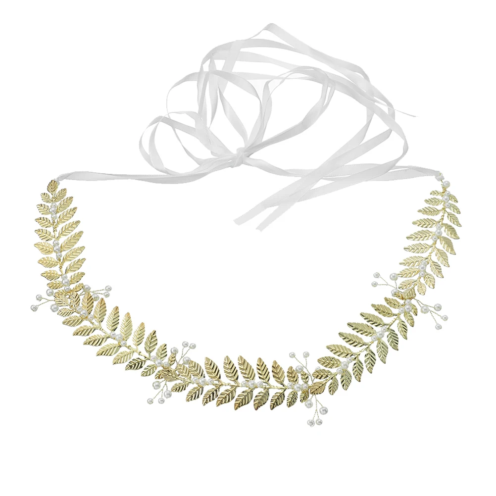 

Pearl Waist Shape Rhinestone Belt Wedding Dress Banquet Dress Belt Exquisite Waistband Fabric Banquet Party Accessories