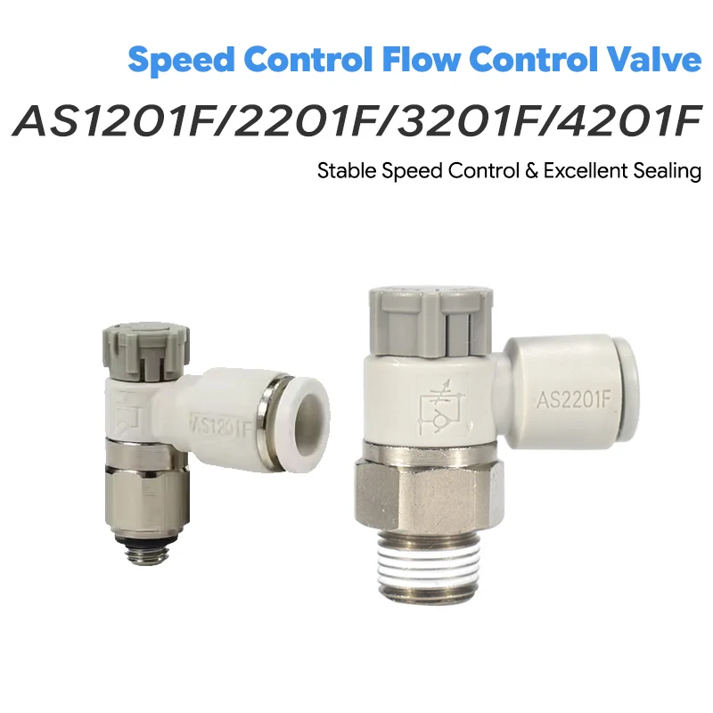 

SMC Type Speed Controller Fitting Flow Control Valve Regulator Valve Pneumatic fitting AS1201F AS2201F AS3201F AS4201F