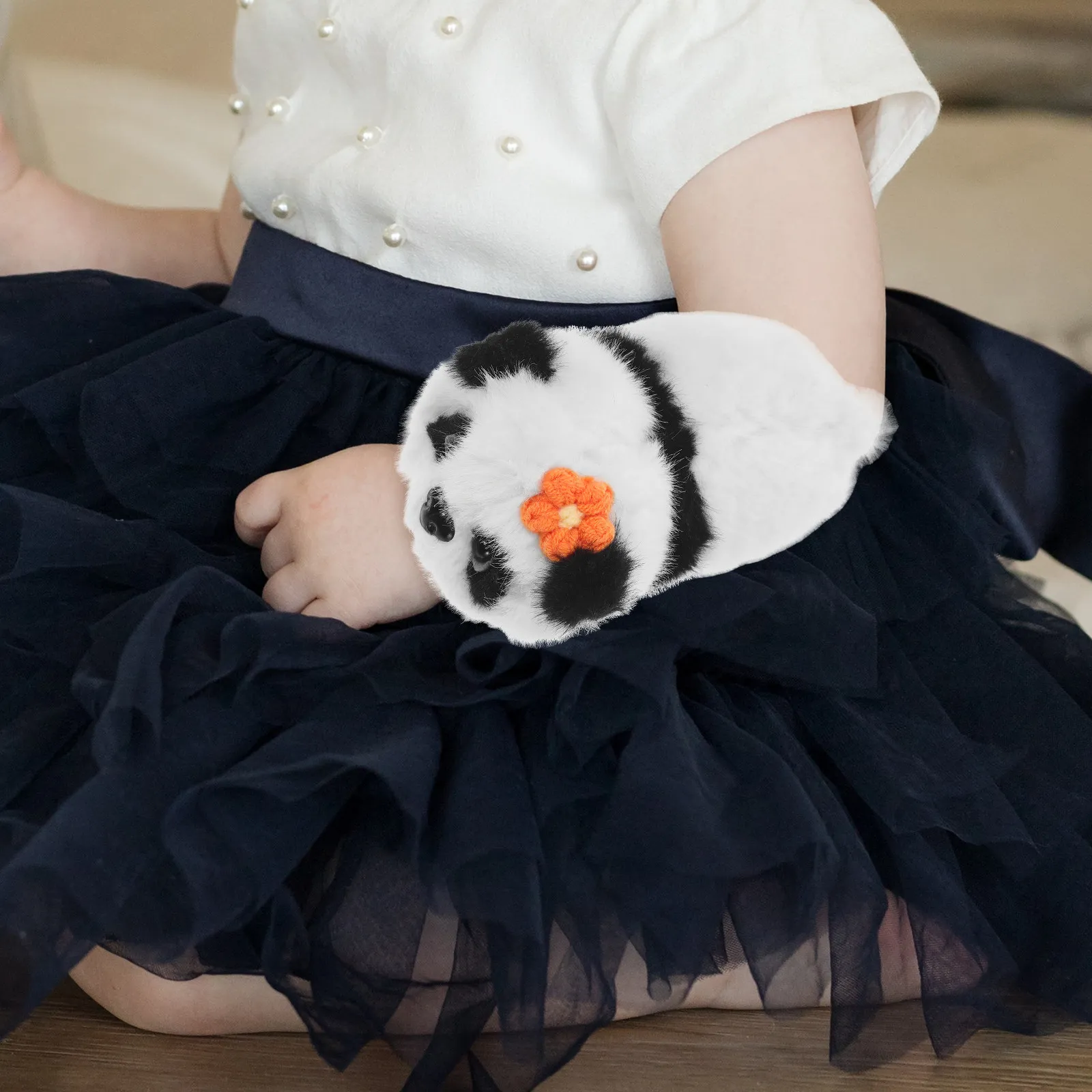 

Panda Slap Bracelet Kids Party Favors Soft PP Cotton Animal Pattern Bands Interactive Snap Wristband Cute Animal Slap Bracelet