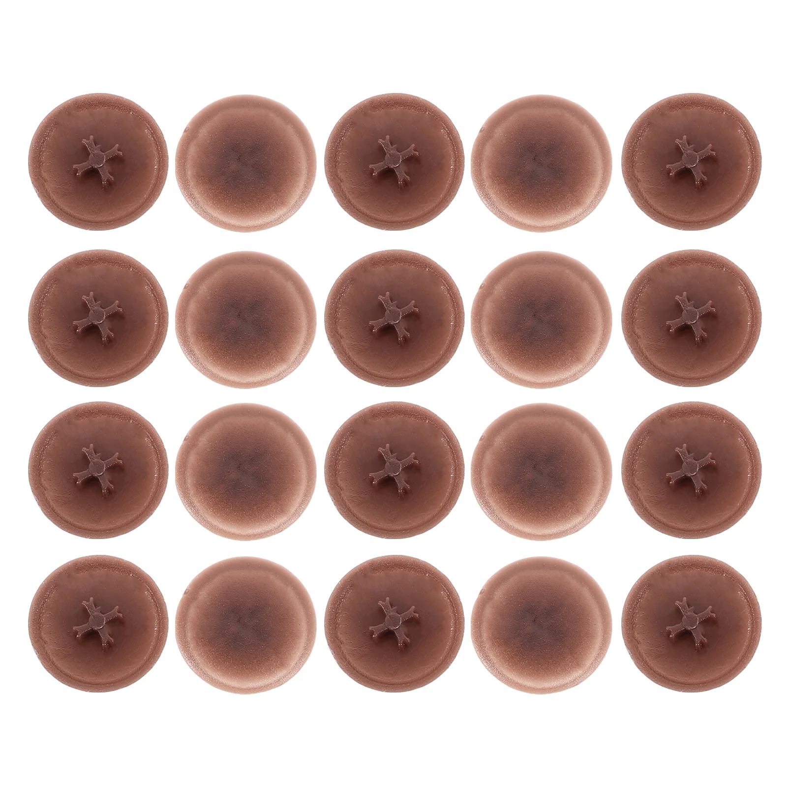 

1000 Pcs Eccentric Wheel Cover Bolt Caps Covers Plastic for Screws Button Furniture Hole